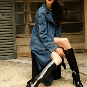 Women Bobbies Knee High Boots | Clarisse
