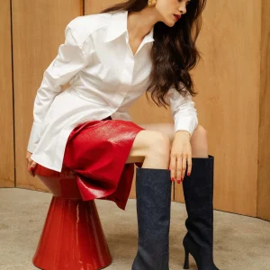 Women Bobbies Knee High Boots | Clarisse