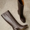 Women Bobbies Knee High Boots | Hisaé