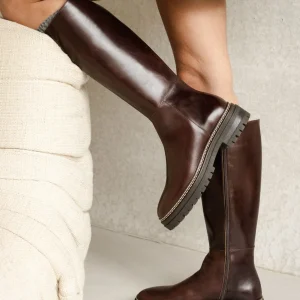 Women Bobbies Knee High Boots | Perry