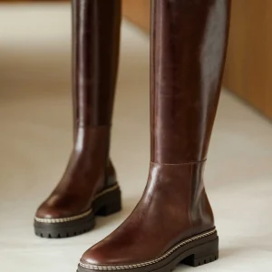 Women Bobbies Knee High Boots | Perry