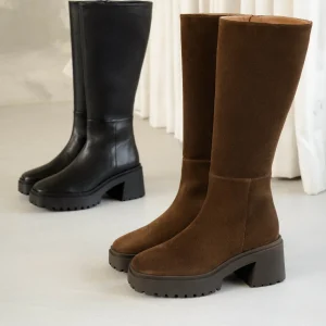 Women Bobbies Knee High Boots | Sandra