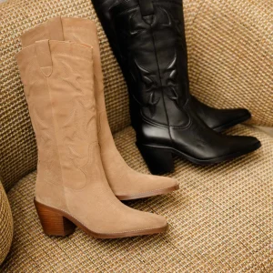 Women Bobbies Knee High Boots | Vick