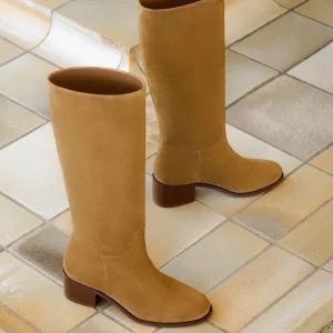 Women Bobbies Knee High Boots | Zohra