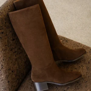 Women Bobbies Knee High Boots | Zohra