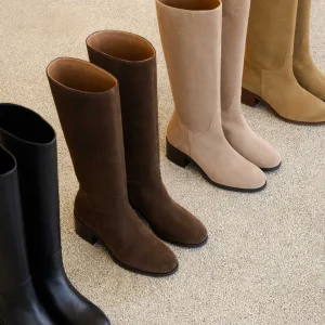 Women Bobbies Knee High Boots | Zohra