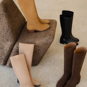 Women Bobbies Knee High Boots | Zohra